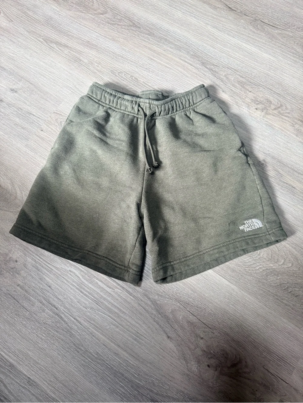 The North Face Men’s Olive Shorts with Drawstring